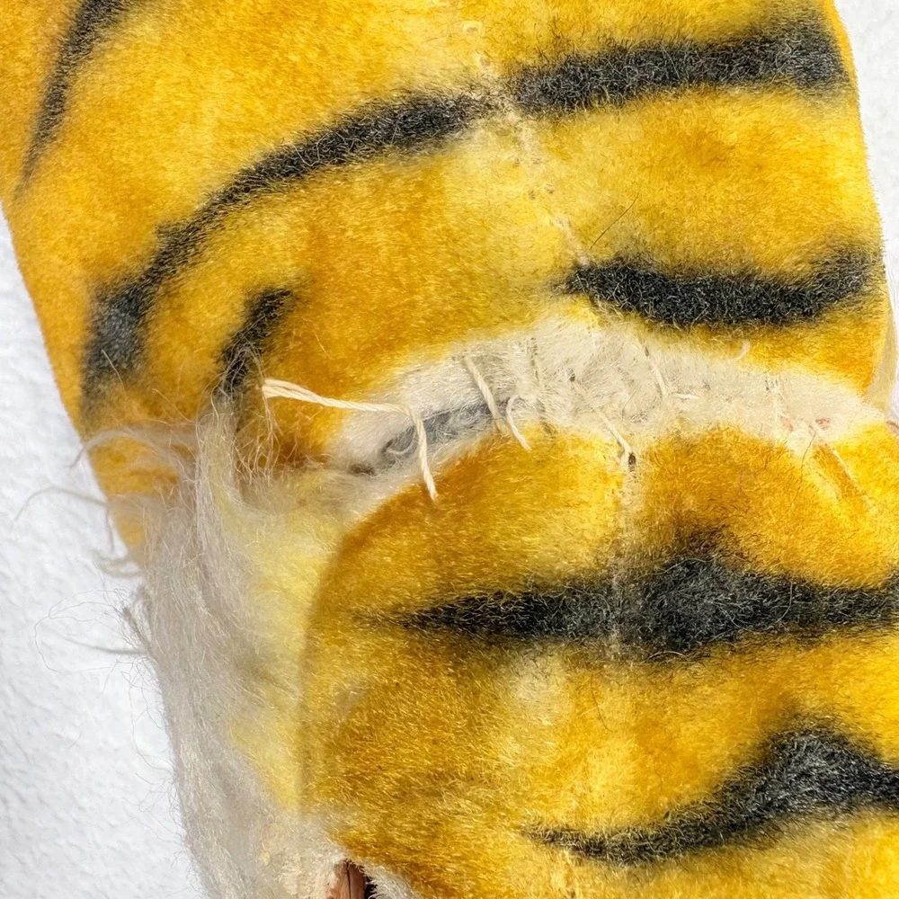 Vintage Montgomery Ward Tiger Plush Stuffed Animal Made in‎ Japan TLC SEE PHOTOS